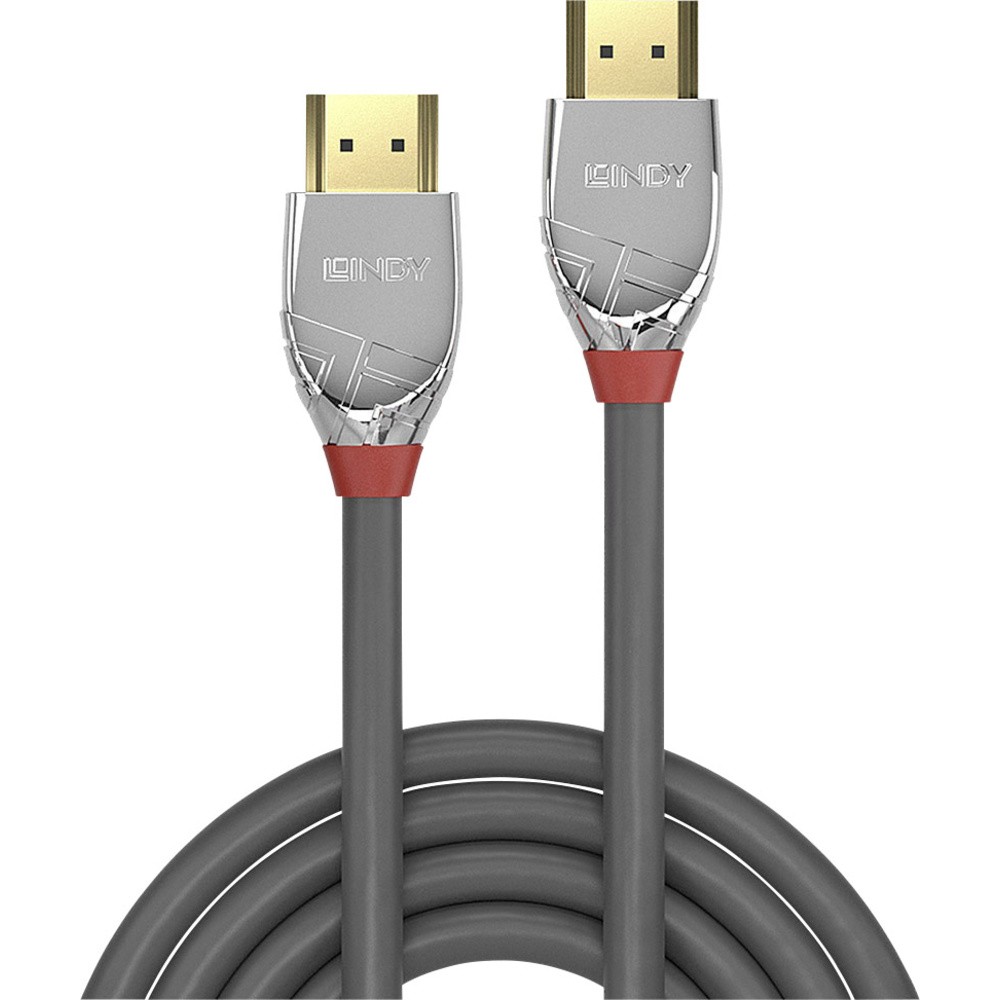 Кабель LINDY HDMI Anschlusskabel HDMI-A Stecker, HDMI-A Stecker 1,00 м Grau 37871 4K...