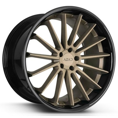 Azad Wheels AZ24 20x9/20x10.5 Bronze with Black Lip (4pcs) A2