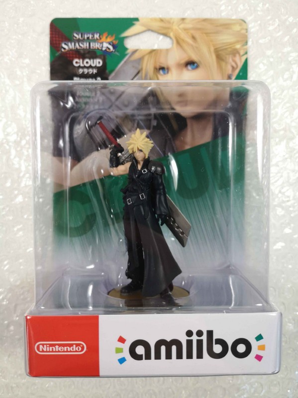 Amiibo Super Smash Bros Cloud Player 2 figurine Nintendo neuve n°58 Japon