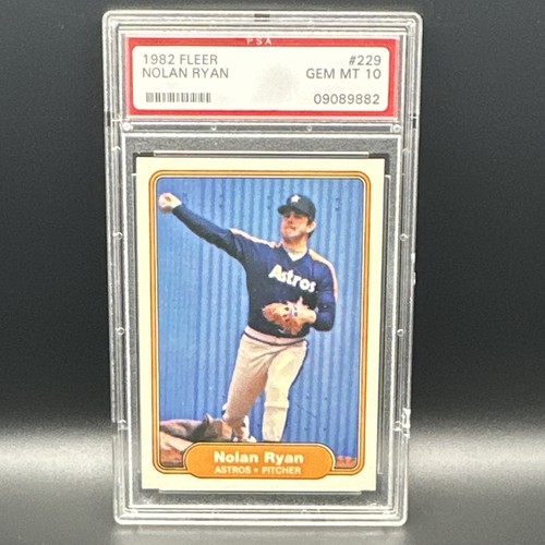 1982 Fleer Nolan Ryan #229 PSA 10 Gem-Mint!
