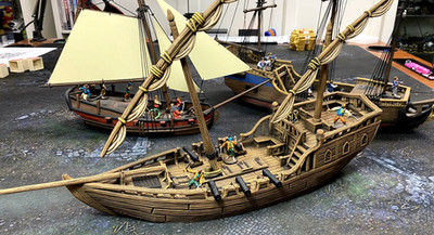 3d Printed Table Top Terrain Sailboat 28mm DnD, Pathfinder, Wargame, RPG