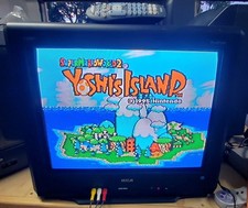 20" RCA TruFlat Retro CRT Gaming TV 20F424T Original Remote Works 100