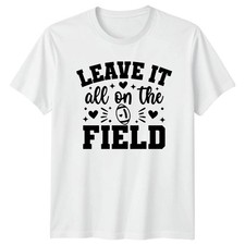 Leave It All On The Womens T-Shirt Football Mom American Football Birthday Gift