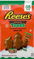 Reese’s Peanut Butter Trees 65 Count 39.8 oz Holiday Bag – Milk Chocolate Snack