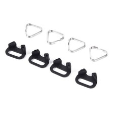 Pack of 4 Stainless Steel Triangle Split Camera Strap Hook Lugs Belt