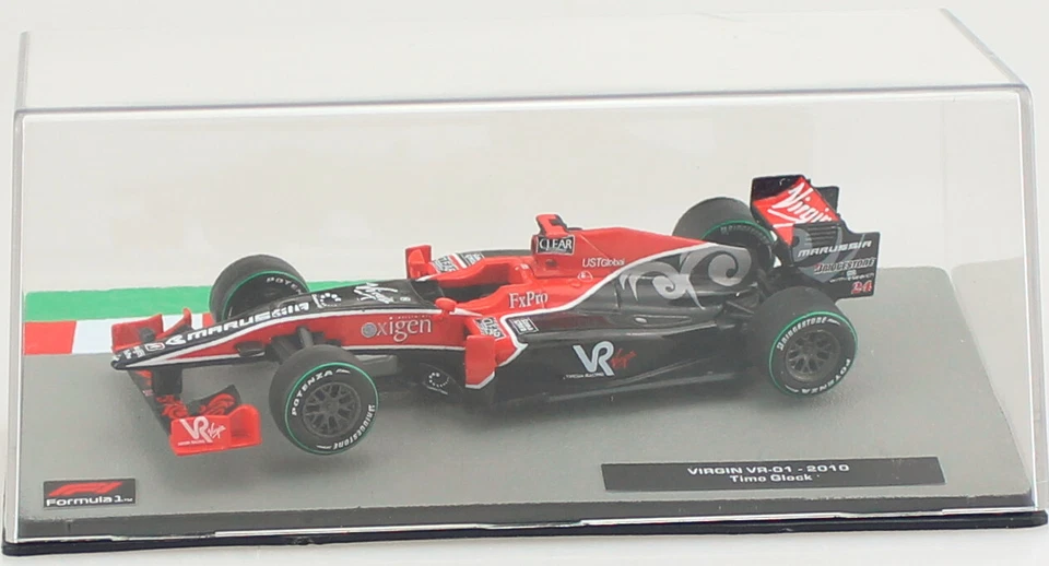 Virgin VR-01 Timo Glock 2010 Formel 1 1:43 Atlas Modellauto - Bild 3 von 3