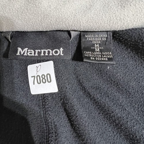 Marmot Womens Black Full Zip Hooded Softshell Jacket Size M Pockets - Picture 3 of 11