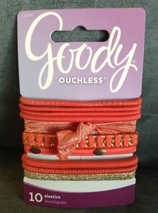oranges elastics ties goody ouchless count brand hair
