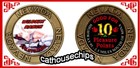 WILDKAT RANCH Mina Nevada Legal Brothel Cat House Whore House Brass Coin — photo 1