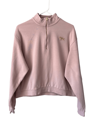 pink and gold nike sweatshirt