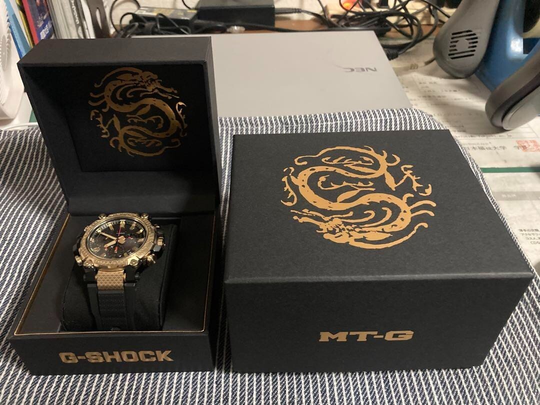 Casio G-SHOCK MTG-B3000CXD-9AJR Solar MT-G Golden Dragon Limited - Main Image