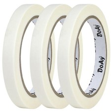 3 Pack White Masking Tape Painters Tape 0.50 Inch Wide - Multi-Surface, Water Re