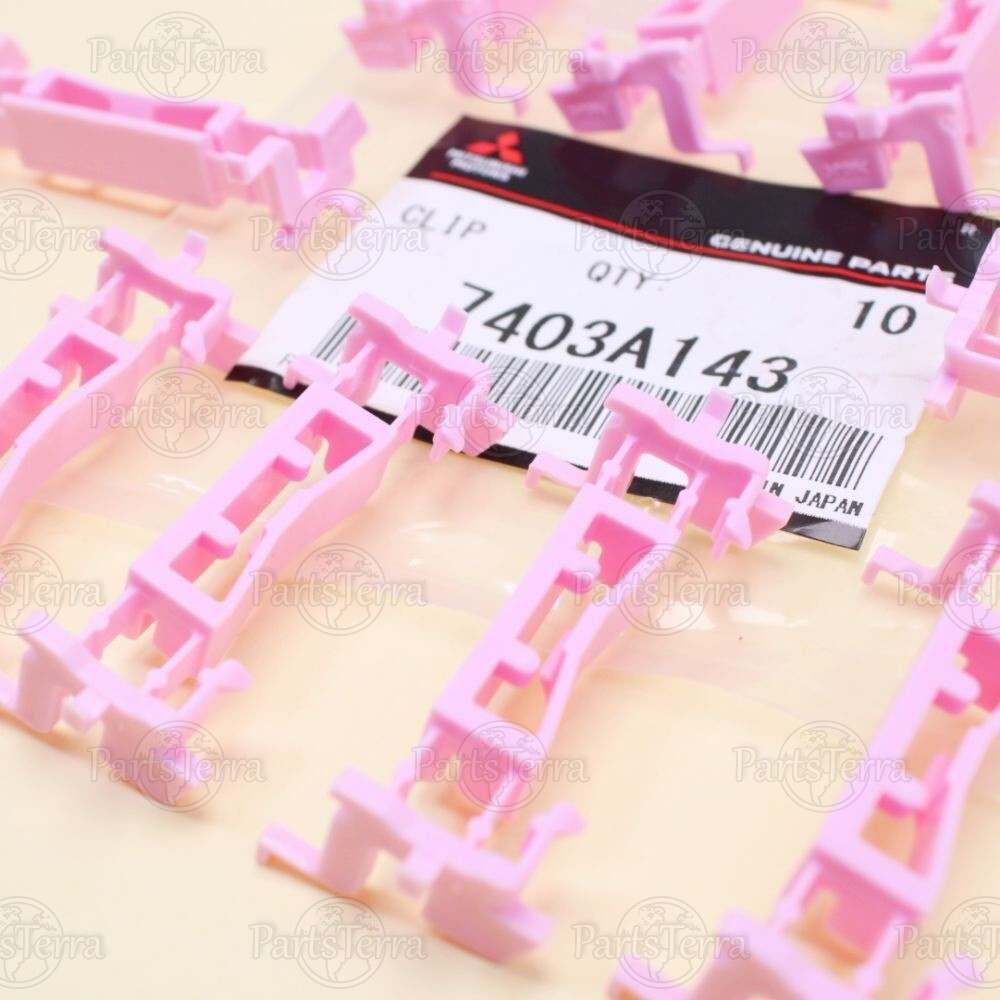 10 Genuine Mitsubishi Roof Molding Clips Set 20082017 Lancer Evolution