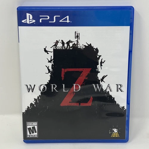 World War Z - Sony PlayStation 4 - Video Game Tested & Working Zombies Shooter