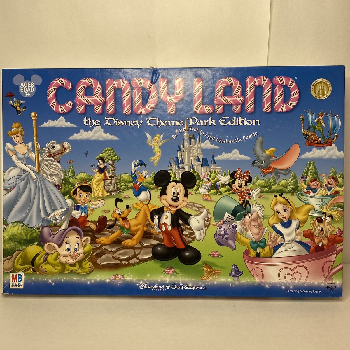 Candy Land Disney Theme Park Edition Disneyland Cinderella Castle