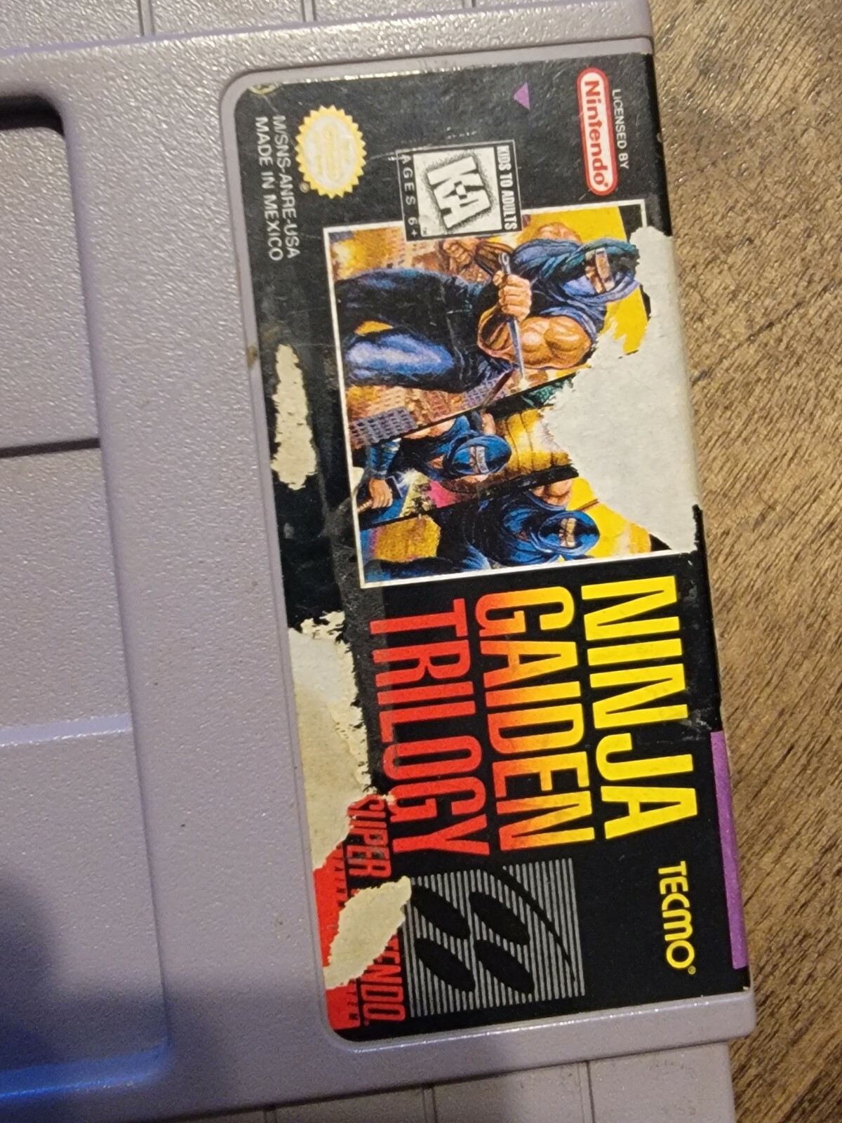 Ninja Gaiden Trilogy (Nintendo SNES) 100% AUTHENTIC. RARE! | eBay