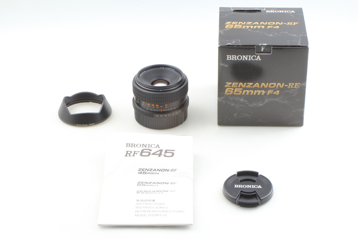 f*e様 ZENZANON-RF 65mm F4（ブロニカRF645用） Mint in Box] Bronica Zenzanon RF 645 65mm f4 Standard Lens