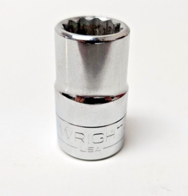 Wright Tool 41-14MM 12 Point 14MM 1/2'' Drive Socket Made in the U.S.A.