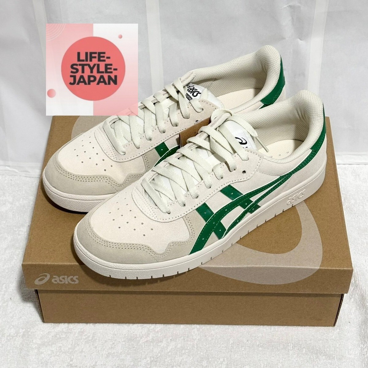 ASICS JAPAN PRO 1201A920 201 Birch Kale Men Skateboarding
