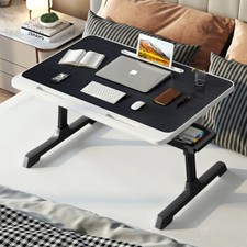 Image of Folding Laptop Table Sofa Bed Breakfast Tray Portable Computer Desk Lap Stand UK