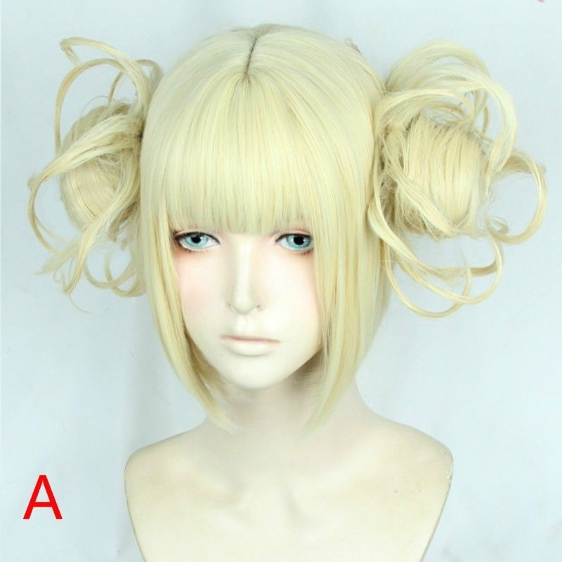 Ladies Wig Anime My Hero Academia Toga Cosplay Hair Full Wigs