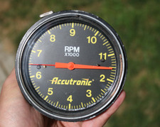Accutronic Jones Motrola Motorola Moroso Vintage 11k 11000 Rpm Tachometer Accutronic Jones Motrola Motorola Moroso Vintage 11k 11000 Rpm Tachometer