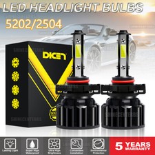 4sides 5202 Led Fog Light Bulbs 2504 9009 High Power 6000k White 120w 32000lm