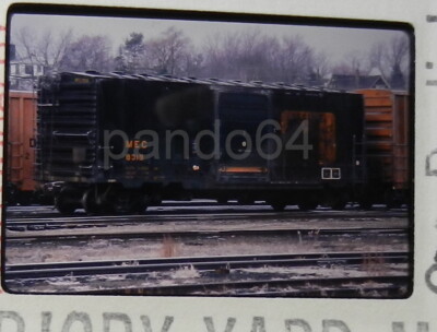 RR TRAIN Slide MEC Maine Central Box Car #8319 Rigby Yard ME 1987  BB29
