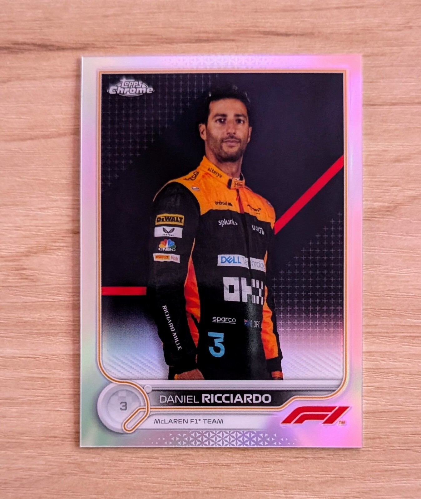 Daniel Ricciardo 2022 Topps Chrome F1 Silver Refractor #37