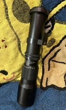 Opteka 500mm f/8 Manual Telephoto Lens with Caps and Storage Bag