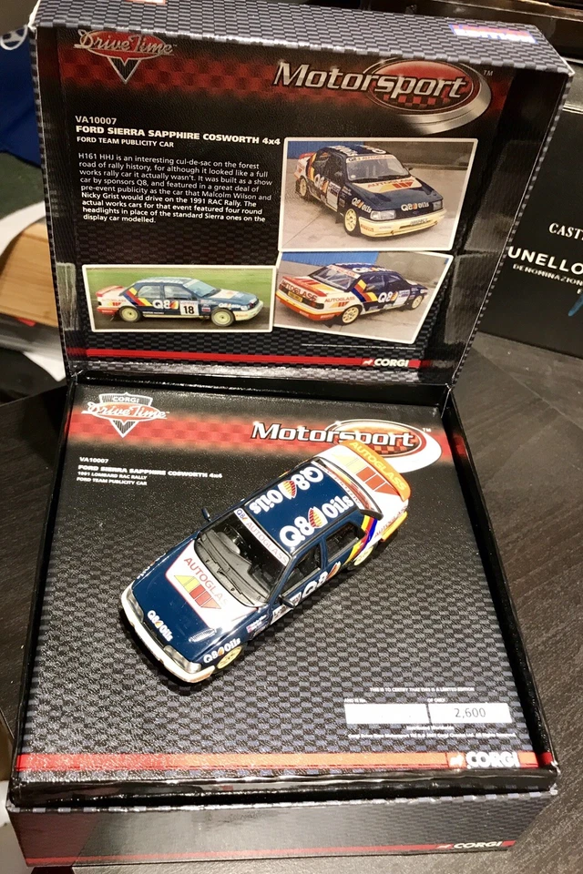 FORD SIERRA SHAPPIRE COSWORTH 4x4 ‘PUBBLICITY CAR’ CORGI-VANGARDS VA10007 1:43 - Immagine 3 di 4