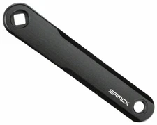 Samox E3 SH Crank Arm Set - 160mm, JIS Square Taper, 5mm offset, Black
