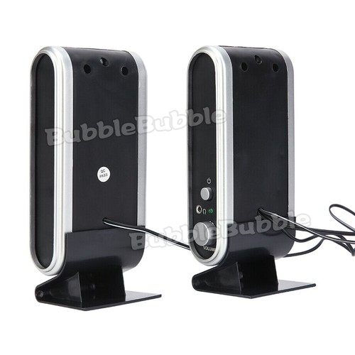 1 Pair USB Speakers Computer Speaker Sound Stereo For PC Notebook Desktop Laptop - Picture 8 of 9