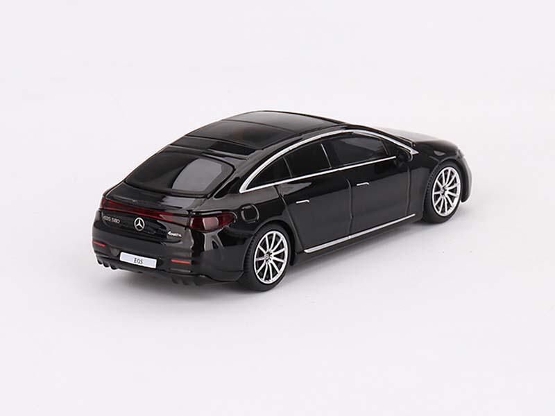 Mercedes-Benz EQS 580 4MATIC Black Diecast 1:64 Scale Model - TSM MGT00694