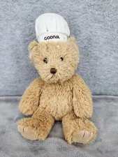 Gund Godiva Chocolate Teddy Bear Plush With Chefs Hat 8" - No Apron!