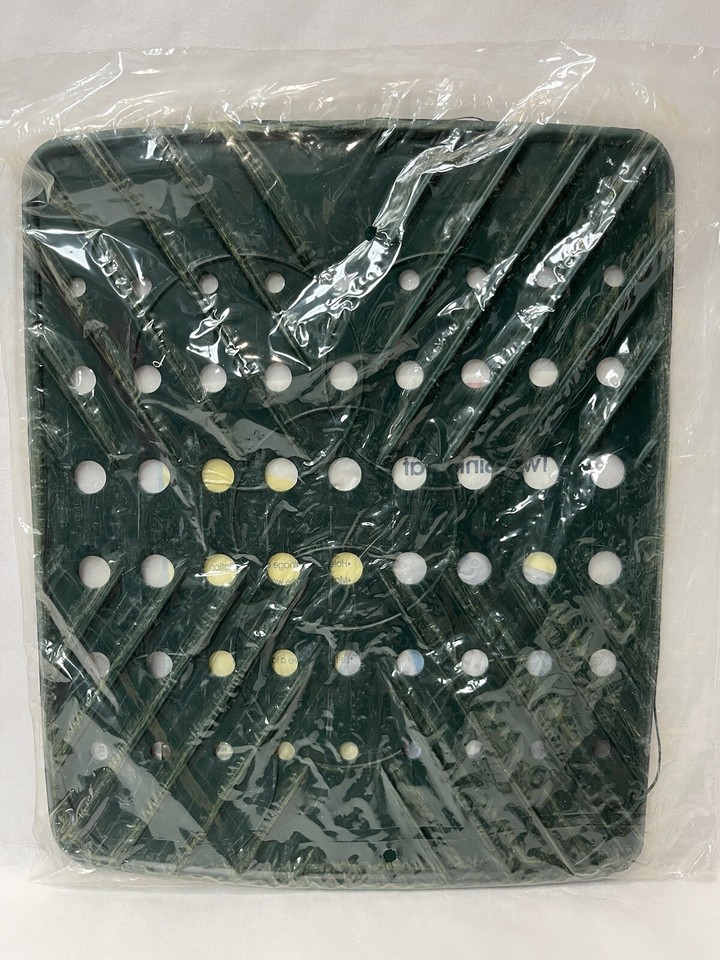 NOS Rubbermaid Vtg Twin Sink Mat 10.7”x 12.7” HUNTER GREEN 1291 Free