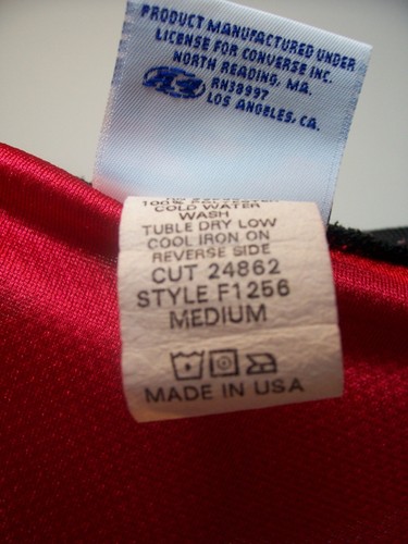 CONVERSE ALL STAR, Chuck Taylor, Red, Sleeveless Classic Basketball Jersey, Sz M - Picture 12 of 12