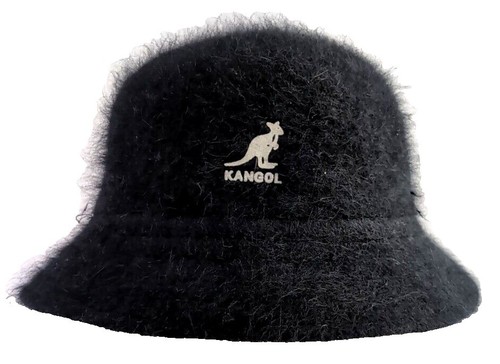 KANGOL x Supreme Bucket Hat, Medium, Angora, Black, Solid Color