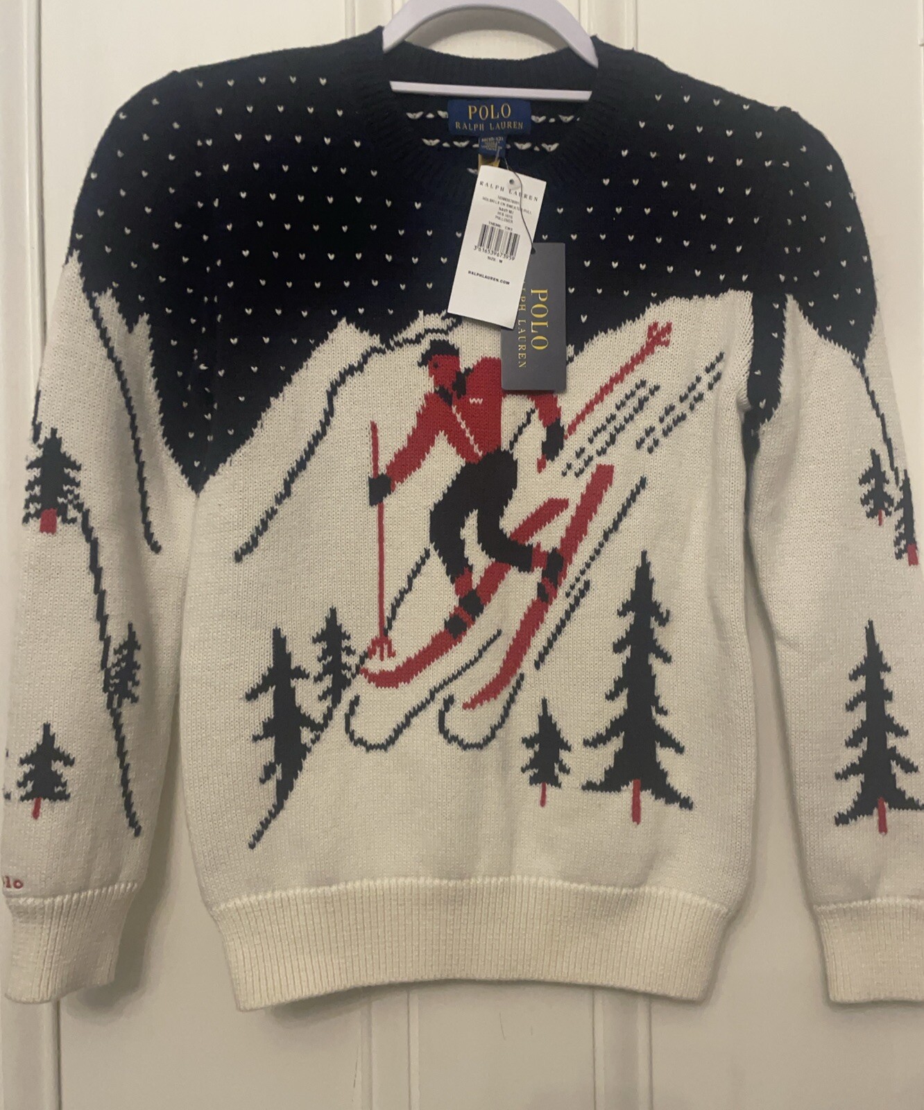 BNWT Polo Ralph Lauren Ski Winter Jumper Sweater BNWT Size M (age 10- 12) Unisex image 9