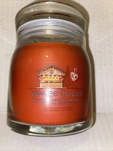 Yankee Candle Munich Christmas Market Signature tarro mediano franqueo gratuito