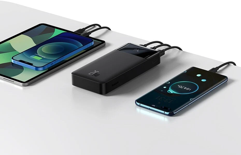 20000mAh High Capacity Power Bank Portable Charger Fast Charging External Battery  