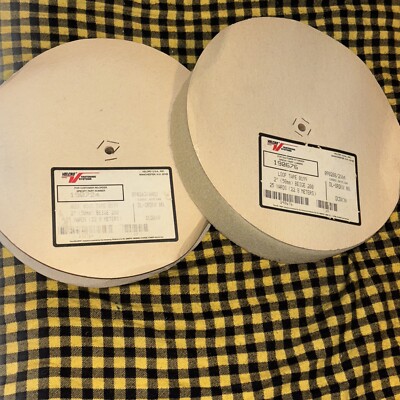 Velcro  Brand 2'' Beige Hook and Loop Fastener Set Sew On Type 25 Yards Of Each