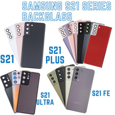 Samsung Galaxy S21/FE/Ultra/Plus Back Door Glass Battery Cover Camera Lens  USA