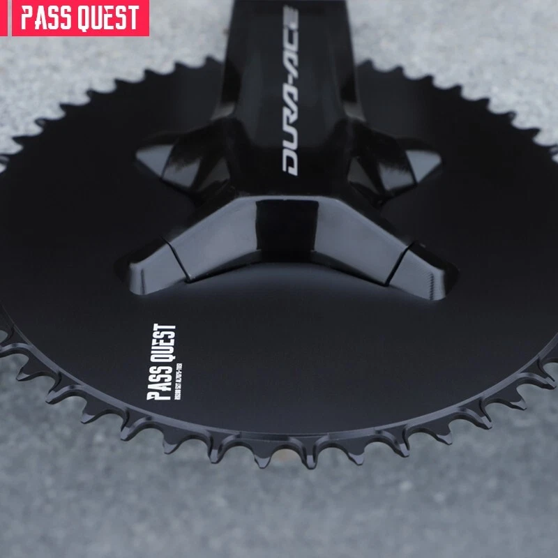 PASS QUEST FC-R7100 R8100 R9200 Chainring For 9-12-Speed Chain 110 BCD Black - Image 4 of 4