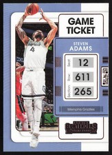 2021-22 Panini Contenders Game Ticket Bronze Steven Adams #92 Memphis Grizzlies