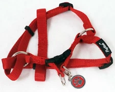 PUPTECK Red Adjustable Nylon Dog Harness (S) (NEW)