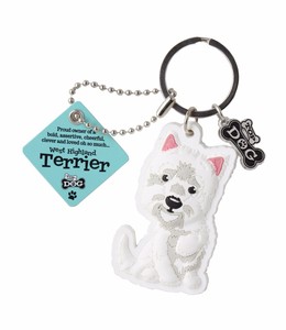 westie keyring