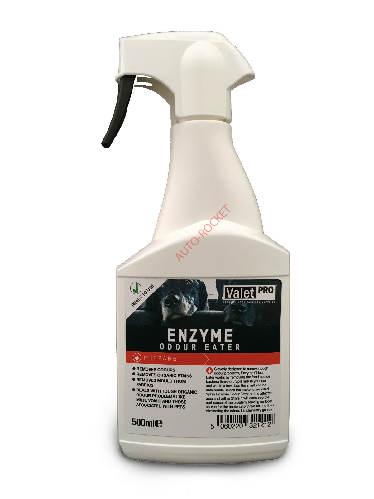 Valet PRO Enzyme Odour Eater - 500ml Spray, Stains, Mould, Milk, Vomit, Pets