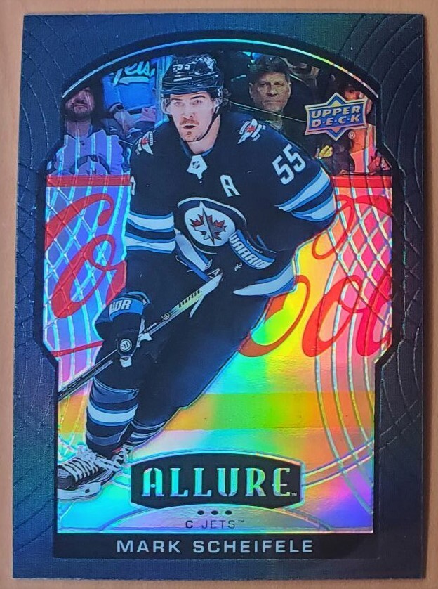 Mark Scheifele 2020-21 Upper Deck Allure Black Rainbow #61 Winnipeg Jets