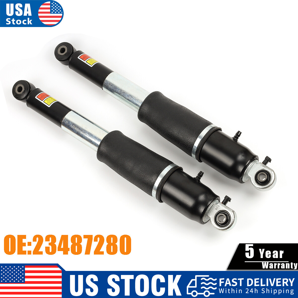 2X Rear Shock Absorber Strut MagneRide Fit 2007-14 Cadillac Escalade GMC Yukon —